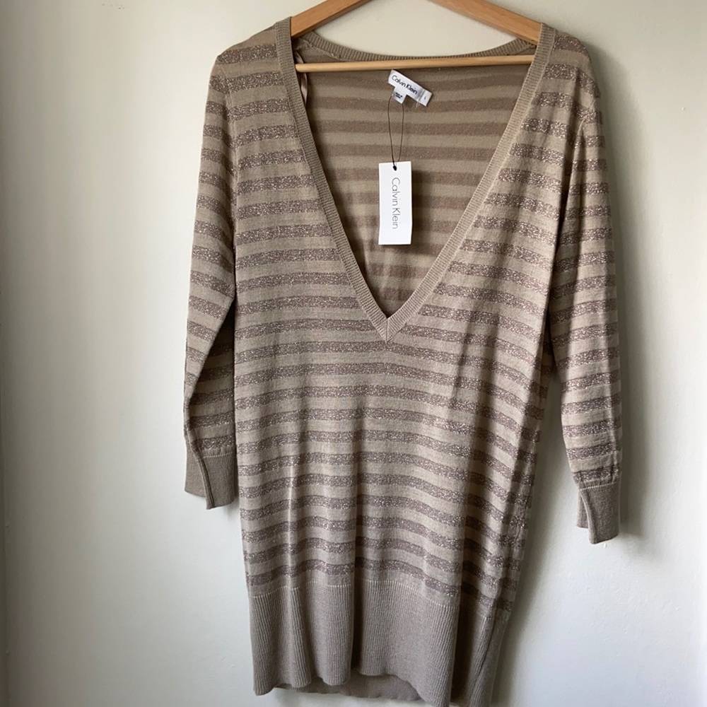 Calvin Klein striped sweater